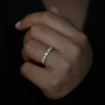 1.10 CT Round Lab Grown Diamond Wedding Band