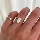 2.0 CT Marquise ⁠⁠Lab Grown Diamond  Solitaire Style Engagement Ring