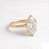 1.25 CT Solitiare Marquise Lab Grown Diamond Engagement Ring