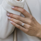 3.0 CT Round Solitaire Moissanite Engagement Ring 3
