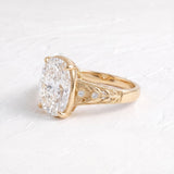 Taylor Swift – Inspired 8 CT Old Mine Antique Cushion Cut Bezel Lab Grown Diamond