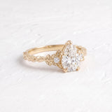 2 CT Nature Inspired Marquise Lab Grown Diamond Engagement Ring