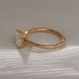 1.65 CT Princess  Lab Grown Diamond Solitaire Engagement Ring