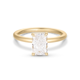 2.59 CT Radiant Solitaire Lab Grown Diamond Engagement Ring