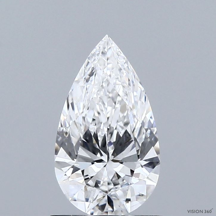 1.03ct D VS2 Pear IGI 826652702 lab