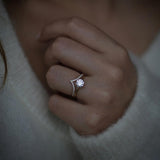 Round Solitaire Lab Grown Diamond Engagement Ring