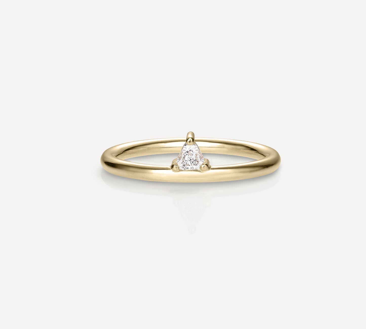 Trillion Solitaire Lab Grown Diamond Engagement Ring