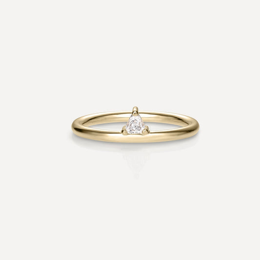 Trillion Solitaire Lab Grown Diamond Engagement Ring