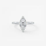 Marquise Solitaire Lab Grown Diamond Engagement Ring