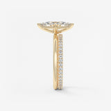 Marquise Solitaire Lab Grown Diamond Engagement Ring