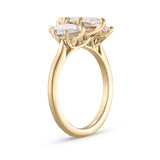 1.35 CT Marquise Lab Grown Diamond Trilogy Ring