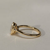 1.53 CT Oval  Lab Grown Diamond Bezel Solitaire Style Engagement Ring