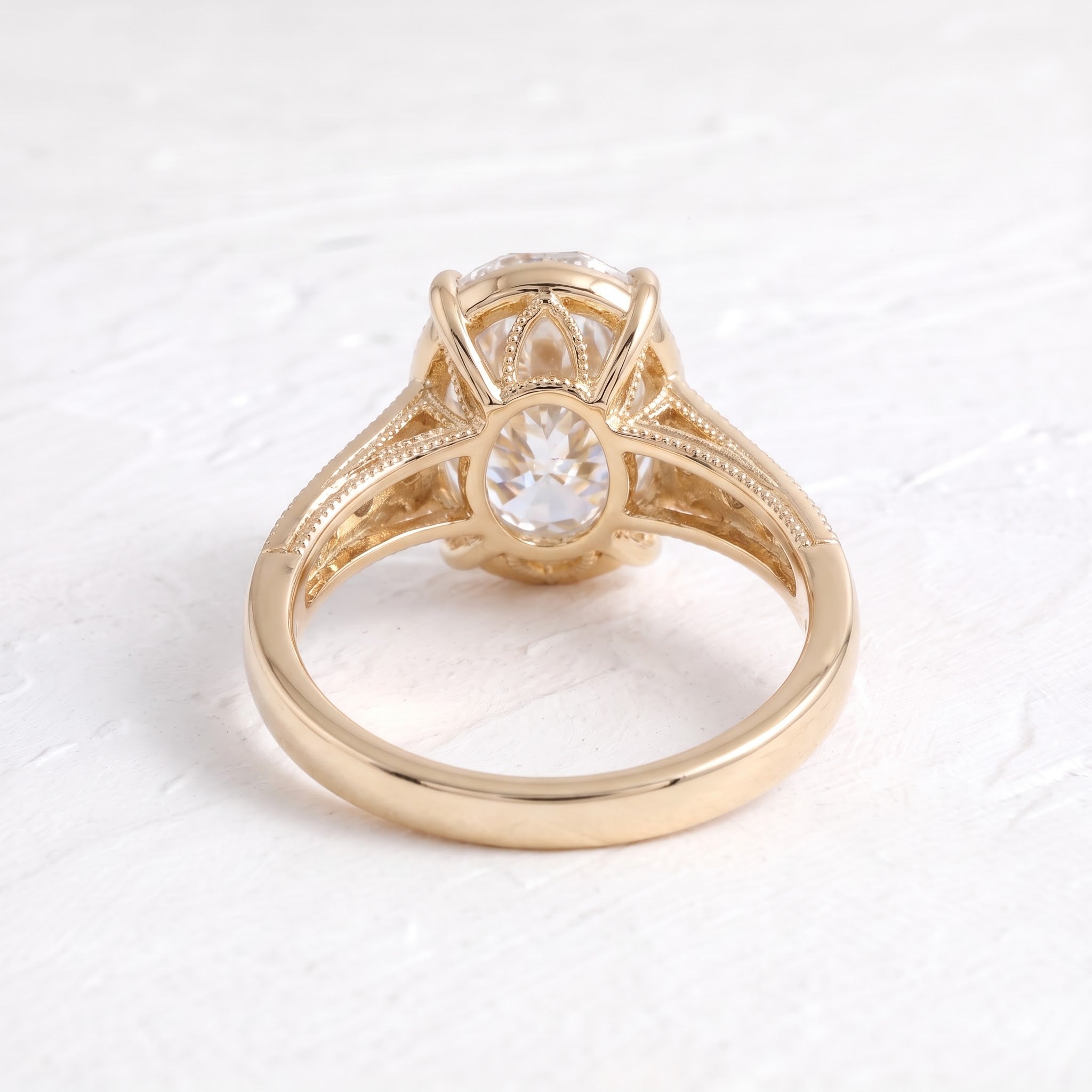 Taylor Swift – Inspired 8 CT Old Mine Antique Cushion Cut Bezel Lab Grown Diamond