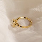 1.5 CT Elongated Cushion⁠  Lab Grown Diamond Bezel Style Engagement Ring