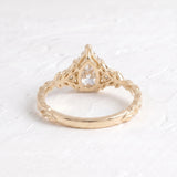 2 CT Nature Inspired Marquise Lab Grown Diamond Engagement Ring