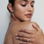 Stunning 1 CT Emerald Moissanite Engagement Ring with Solitaire Design