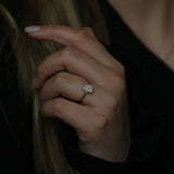 Radiant Solitaire Lab Grown Diamond Engagement Ring