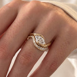 1.5 CT Marquise Lab Grown Diamond Bridal Set