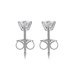 0.5 CT Round Solitaire Lab Grown Diamond Earrings