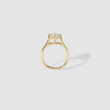 1.5 CT Oval Shaped Solitaire Lab Grown Diamond Engagement Ring