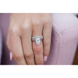 2.70 CT Oval Solitaire Moissanite Engagement Ring 4