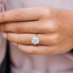 4.50 CT Cushion Cut Solitaire Moissanite Engagement Ring 1