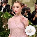 Phoebe Dynevor – Inspired 4 Carat Oval Cut Bezel Lab Grown Diamond Engagement Ring