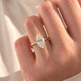 1.25 CT Solitiare Marquise Lab Grown Diamond Engagement Ring