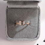 Stunning 1.0 - 2.0 CT Emerald Moissanite Engagement Ring With Bezel Design 9