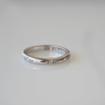 Stunning 0.10 TCW Round Moissanite Stones Flush Wedding Bands