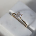 Radiant Solitaire Lab Grown Diamond Engagement Ring