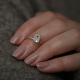 Radiant Solitaire Lab Grown Diamond Engagement Ring