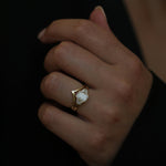 1.50 CT Radiant Three Stones Lab Grown Diamond Diamond Engagement Ring