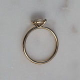 Oval Solitaire Lab Grown Diamond Engagement Ring