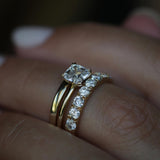 1.10 CT Round Lab Grown Diamond Wedding Band