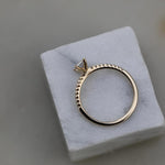 Emerald Cut Pave Lab Grown Diamond Engagement Ring