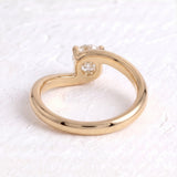 1.0 CT Round Cut Lab Grown Diamond Solitaire Engagement Ring