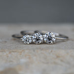 Round Solitaire Lab Grown Diamond Engagement Ring