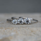 Round Solitaire Lab Grown Diamond Engagement Ring