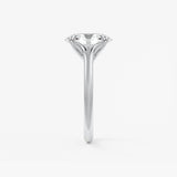 Oval Split Shank Lab Grown Diamond Engagement Ring