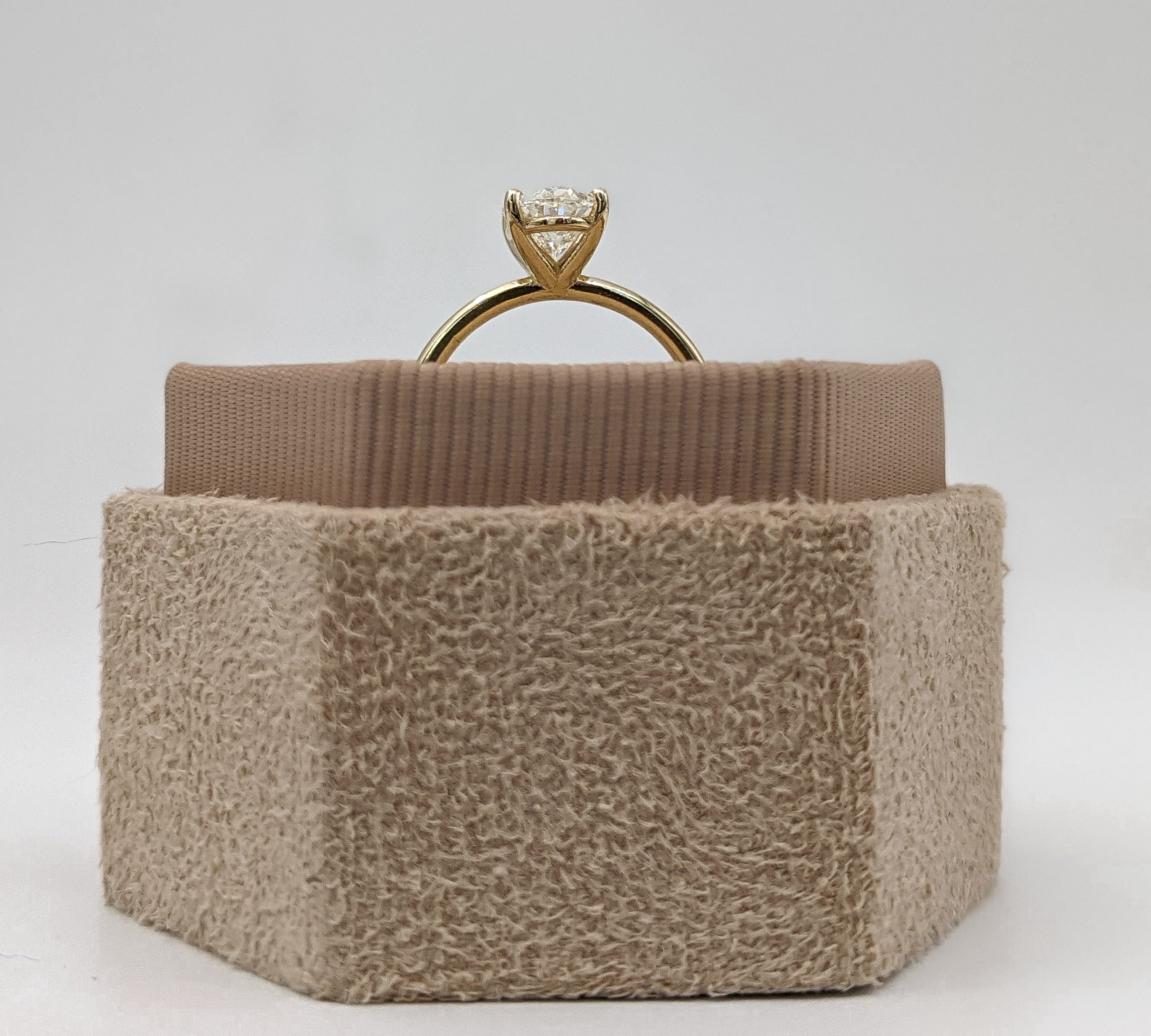 Oval Solitaire Lab Grown Diamond Engagement Ring