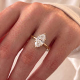 1.25 CT Solitiare Marquise Lab Grown Diamond Engagement Ring