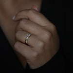 Emerald Cut Pave Lab Grown Diamond Engagement Ring