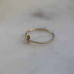 Pear Solitaire Lab Grown Diamond Engagement Ring