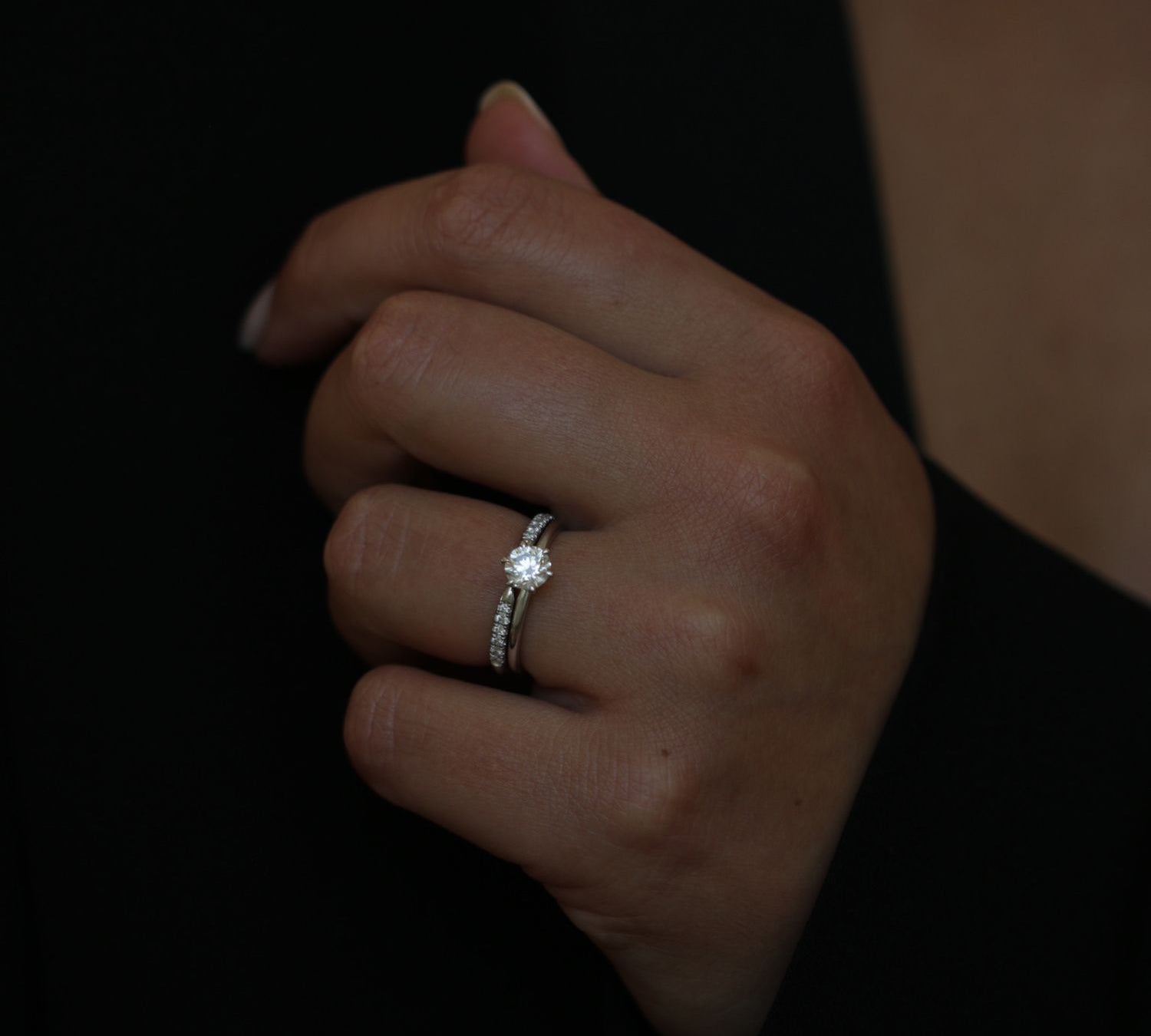 Round Solitaire Lab Grown Diamond Engagement Ring