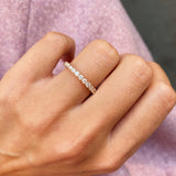 0.7 CT Round Full Eternity Lab Grown Diamond Wedding Band