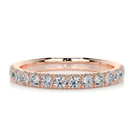 0.5 CT Round Half Eternity CVD EF/VVS Diamond Wedding Band 7