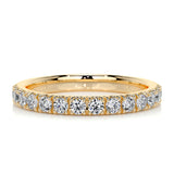 0.5 CT Round Half Eternity CVD EF/VVS Diamond Wedding Band 16