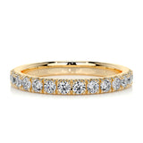 0.5 CT Round Half Eternity CVD EF/VVS Diamond Wedding Band 16