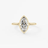 Marquise Split Shank Lab Grown Diamond Engagement Ring
